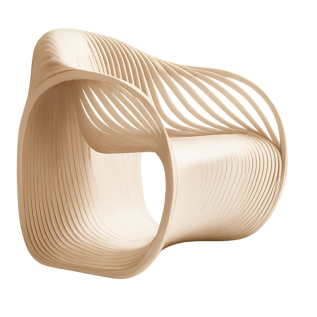 Parametric furniture chair